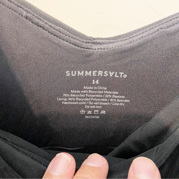 NWTs Summersalt | The Seabreeze Cut Out One Piece Bathing Suit Size 14 - Picture 6 of 10